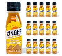 Zinger Golden Turmeric Juice Shots, Organic with No Added Sugar - 15 x 70ml