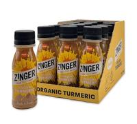 ZINGER - Golden Turmeric Shot Made with Raw Pressed Turmeric Juice for a Gentle zing and Fresh flavour (15 x 70ml)