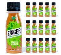 Zinger Lime and Chilli Juice Shots, Organic and No Added Sugar - 15 x 70ml