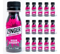 Zinger Intense Sour Cherry Shot, Plant Based, Natural Kick in a Pocket-Sized Format with no Added Sugar, (Pack of 15 x 70ml)
