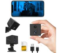 Zingle No WiFi Security Camera with SIM Card FREE SD card 4G LTE Cellular Security 5200mAh Battery, 1080P HD Car Mini 4G Camera, 160° Wide View, Motion Detection Alert, 10m Night Vision