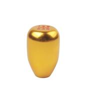 Zingoi Ergonomic Shift Handle Aluminum Alloy Universal 5Speed Car Auto Gear Shift Knob for Manual Transmission Automatic Level(Gold)