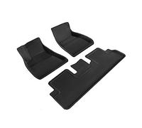 Zingoi For Tesla for Model 3 Y Car Waterproof Nonslip Floor Mat Modified Accessories 3Pc/Set Fully Surrounded Foot Pad(For Model 3 Left drive)