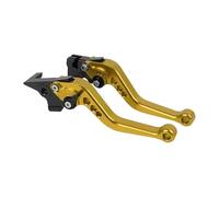Zingoi Motorcycle Clutch Lever Universal Motorcycle Clutch Brake Handle Drum Lever for Fit for BMW for Honda for Suzuki Universal Clutch levers(Gold)
