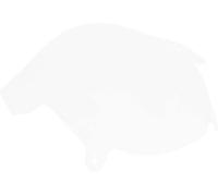 Zingoi Motorcycle Windshield Screen Shield Wind Deflectors for Suzuki(White)