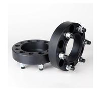 Zingoi wheel hub spacers 2PCS PCD 6x114.3 66.1mm Wheel Spacers Adapter 6 Lug For navara NP300 for murano for pathfinder for D40/D23(2PCS 25mm Black)