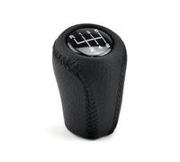 Zingori Car Gear Shift knob 5/6 for Speed Gear Shift Knob Compatible with for Mazda 3 BK BL 5 CR CW 6 II GH CX-7 ER MX-5 NC III MT Leather Lever Headball Accessory(Black,6 Speed A)