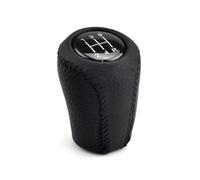 Zingori Car Gear Shift knob 5/6 for Speed Gear Shift Knob Compatible with for Mazda 3 BK BL 5 CR CW 6 II GH CX-7 ER MX-5 NC III MT Leather Lever Headball Accessory(Black,5 Speed A)