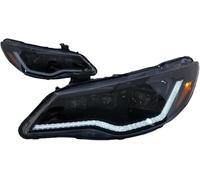 Zingori Car headlight assembly Car Head Lamp for civic 8th 2012-2015 FD2 Headlight Projetor Daytime Running Light