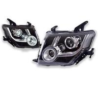 Zingori Car headlight assembly Car Head Lamp for pajero V97 2007-2021 Lights Headlight Projetor Daytime Running Light
