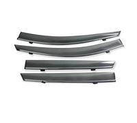 Zingori Car Headlight Eyebrows For MG ZS EV MGZS 2017-2022 Door Visor Sun Rain Guards Weathershield Weather Shields Side Window Deflector(Chrome Strip)