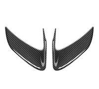 Zingori car Interior Door Handle 2PCS Car Inner Door Bowl Trim Cover Handle Panel Frame Interior Accessories for Toyota for Yaris for Cross(Carbon Fiber Black)
