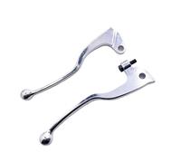 Zingori Motorcycle Brake Clutch Lever 1 Pair CNC Silver Motorcycle Front Brake Clutch Levers for Yamaha YZ80 YZ125 DT125 200 TW225 XT TTR YZ 250 TT350 YZ490