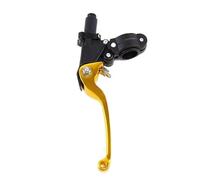 Zingori Motorcycle Brake Clutch Lever Motorcycle 22mm Accelerator Throttle Twist Grips Handlebar Dirt for Pit Bike Clutch Brake Handle(Gold)