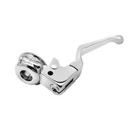Zingori Motorcycle Brake Clutch Lever Motorcycle Clutch Lever Mount Perch Bracket Assy for Harley for Davidson Softail Electra Glide(Silver)