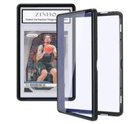 ZINHO Graded Card Case Magnetic Aluminum Alloy Slab Protector Display Case Fits 35PT PSA/CGC/CSG Cards, UV Protection (Black)