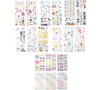 Zink Colorful & Decorative Sticker Sets for Instant Photo Paper Projects (Mint, Snap, Zip, Pop, Z2300) - 9 Unique Sets (Wedding, Travel, Party, ABCW, ABC, Love, Graduation, Baby, Camera, Logo)