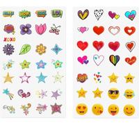 Zink Deluxe 50+ Sticker Set - Personalize & Decorate Your Instant Camera, Instant Printer & Other Devices with Fun Shapes, Cute Emojis & Trendy Designs