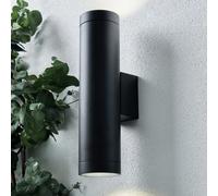 Zink FINN IP65 Black LONG Outdoor Wall Up and Down Light
