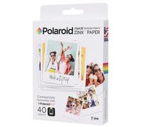 Zink Polaroid 3.5 x 4.25 inch Premium Zink Border Print Photo Paper (40 Sheets) Compatible with Polaroid POP Instant Camera & Polaroid 3x4 Printe