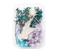 Zinnia Artificial Flowers Fillings Expoxy Flower For Epoxy Resin Jewelry Making Craft DIY Supplies Accessories (Forget Me Not) (M, One Size)