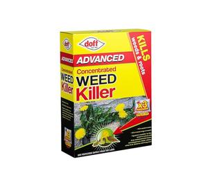 Zinnia Doff Advanced Concentrated Weedkiller 80ml Includes 3 Sachets For Powerful and Long-Lasting Tough Weeds & Roots Control