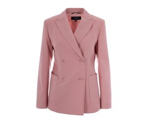 Zinnia Double-Breasted Blazer - female - Max Mara - Blazers - Pink - 2XS - Jackets 2XS