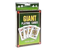 Zinnia Jumbo Playing cards & Giant Plastic Coated 52 Main & 2 Joker Deck for Kids, Children, Girls, Adults