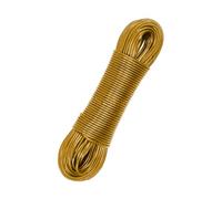 Zinnia Yellow Washing Line Rope 25m Long Heavy Duty PVC Coated with Steel Core Ideal for Home, Garden, Outdoor Use