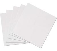 ZINNIAUK 100 x White Records Cards 6 x 4 Inch | Includes Plain Revesion Cards | Useful in Study, Notes, Revision, Flashcards, Office & School Exams | Durable and Easy to Write