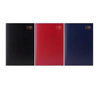 ZINNIAUK 2026 A4 - Week to View Hardback Diary in Assorted colours | Easy Scheduling & Note-Taking | Ideal for Home, Office & School Use