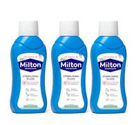 ZINNIAUK 3 x Milton Sterilising Fluid - 500 ML | Kills 99.9% of Germs | Baby Bottle & Utensil Steriliser | Effective Sterilisation for Home and Travel Use