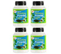 ZINNIAUK 4 x Doff Natural Rooting Powder 75g | Help to Build Stronger and Healthier Plants | Long Lasting with High Efficiency | Compatible with Soil & Water Media