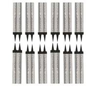 ZINNIAUK Silver Sparkling Fountain Candles in Twin Pack of 12 | Low-Smoke, Bright Sparkle & Long-Lasting Effect | Great for Birthdays, Anniversaries, Weddings, Parties & Special Occasions