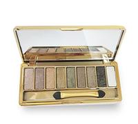 Zinnor 9 Colors Shimmer Eyeshadow-Eye Shadow Palette & Makeup Brush & Mirror Set-Women Cosmetic Diamond Bright Colorful Makeup Glitter Waterproof Eye Shadow Palette Set Eyeshadow Powder