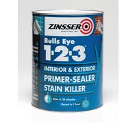 Zinsser ZN7040001E1 123 Bulls Eye Primer & Sealer Paint 500ml