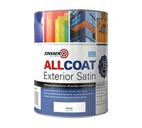Zinsser AllCoat Exterior Satin (Water Based) - White - 1L