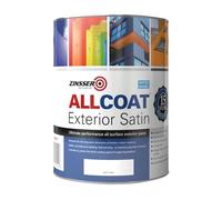 Zinsser AllCoat Exterior Satin (Water Based) - White - 5L