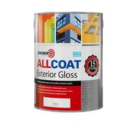 Zinsser Allcoat Exterior WB (Gloss Finish) Ready Mixed Colours 5 litre White