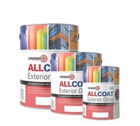 Zinsser AllCoat Exterior (Water Based), Black - Gloss 1L