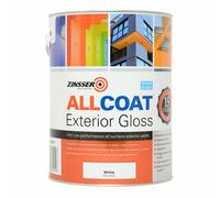 Zinsser Allcoat Exterior WB (Gloss Finish) Ready Mixed Colours 5 litre White