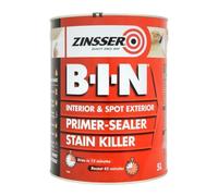 Zinsser B-I-N Primer Sealer Interior Exterior Stain Killer Paint 5l