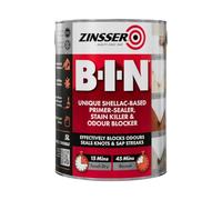 Zinsser B-I-N Primer Sealer Interior Exterior Stain Killer Paint 5l