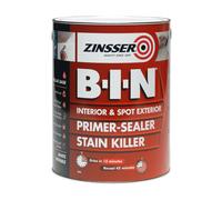 Zinsser ZN7020001C1 B.I.N Primer / Sealer Stain Killer Paint 2.5 Litre