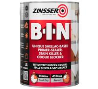 Zinsser B-I-N Primer Sealer Interior Exterior Stain Killer Paint 5l