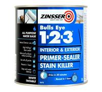 Zinsser ZINBE1231L 1 Litre 123 Bulls Eye Primer/Sealer Paint
