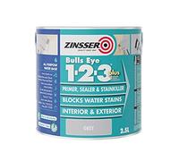 Zinsser Bulls Eye 1-2-3 Plus, Grey 2.5L