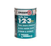 Zinsser BULLS EYE 1-2-3 *PLUS*** 2.5 litre Ready Mixed Colour - White