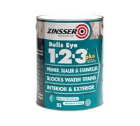 Zinsser Bulls Eye® 1-2-3 Plus Primer, Sealer & Stain Killer White 2.5 litre ZIN