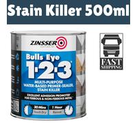 Zinsser ZN7040001E1 123 Bulls Eye Primer & Sealer Paint 500ml